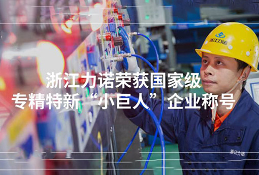 喜報 | 浙江力諾榮獲「國家級專精特新“小巨人”企業稱號」！